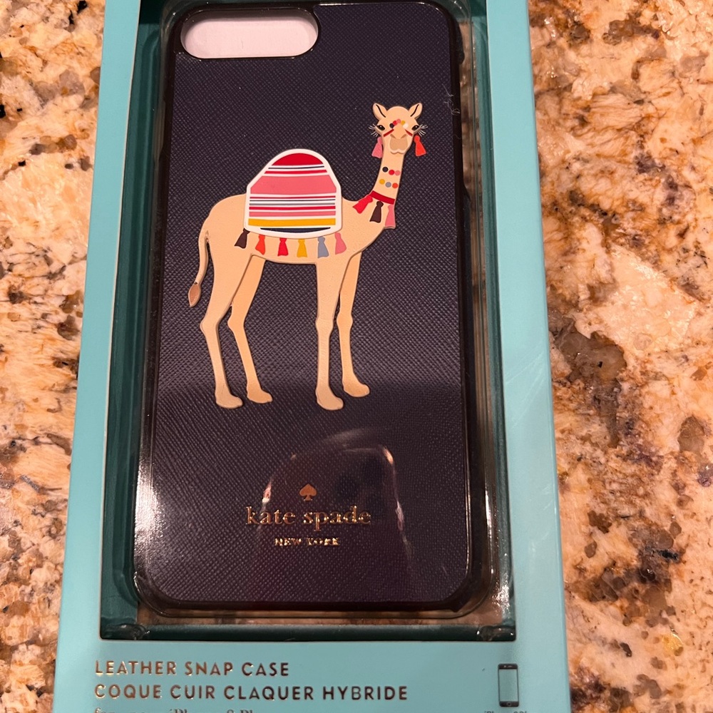 Kate Spade IPhone 8 plus leather snap case